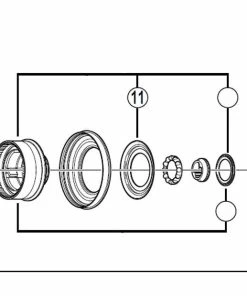 Cache Poussière Shimano Nexus 7 V (Y33Z26000)