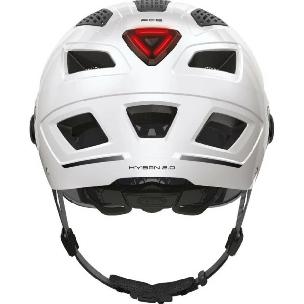Casque Abus Hyban 2.0 ACE - Blanc Polaire - Image 2