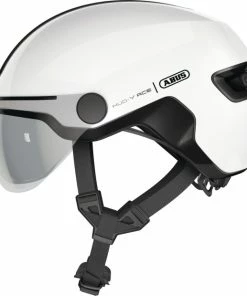 Casque Ville Abus Hud-Y ACE Blanc Brillant