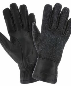 Gants Femme Tucano Urbano Cabrio Noir Chevron