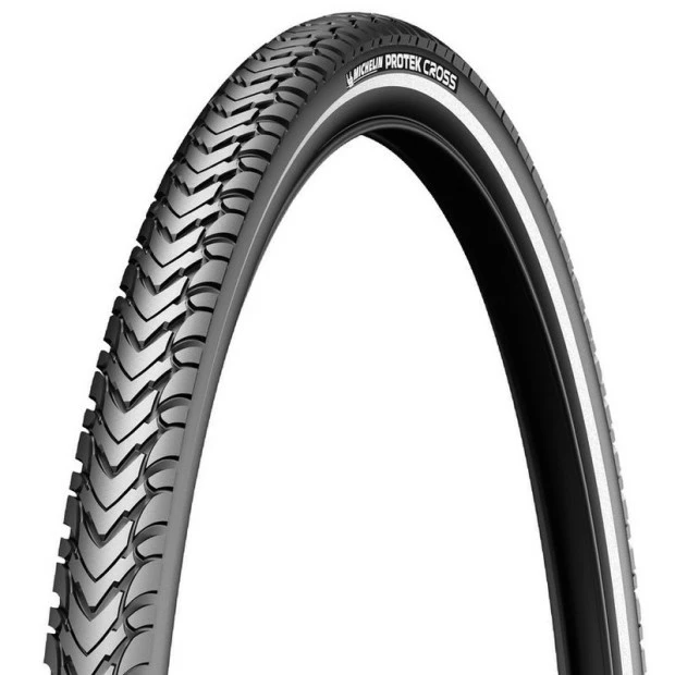 Pneu Trekking Michelin Protek Cross Tringles Rigides 700x35C (37-622) Noir Reflex - Image 2