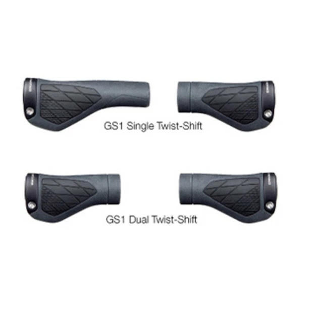 Poignée Ergon Bike GS1 Single Twist-Shift - Noir - Image 2