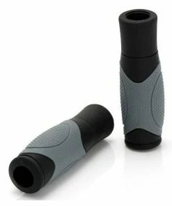Poignées Ergonomiques XLC GR-G03 125mm Noir/Gris