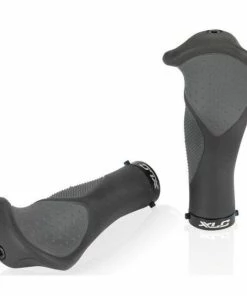 Poignées Ergonomiques XLC GR-S22 135/92mm Noir/Gris