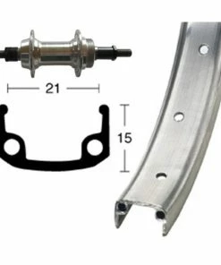 Xxcycle Roue Arrière 26' (559 / 21) Axe Plein