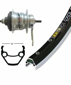 Shimano/Exal Roue Arrière Exal/Shimano Nexus 7v 28' - Rétropédalage