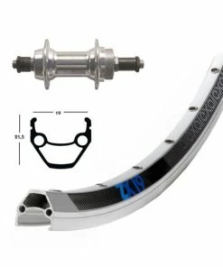 Shimano/Exal Roue Arrière Exal ZX 19 - 28x1.75