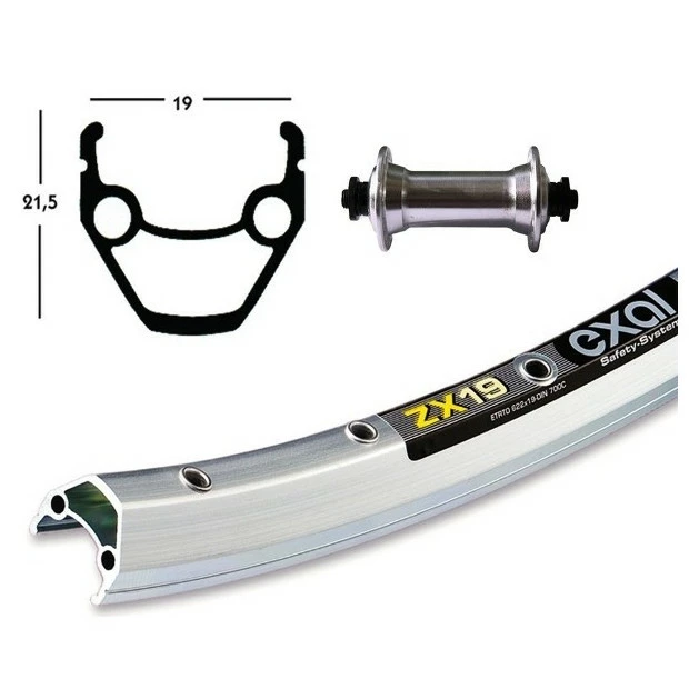 Xxcycle Roue Avant Exal / Shimano RM40 26' (559-19)