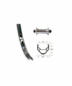 Xxcycle Roue Avant Rigida / Shimano RM30 28' (622 / 19)