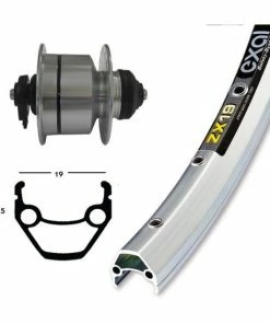 Xxcycle Roue Dynamo 28' Shimano DH3D72 CL Exal ZX 19 (622-19)