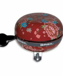 Sonnette Bloom Basil Ø 80 Mm [Double Timbre] - Rouge Écarlate